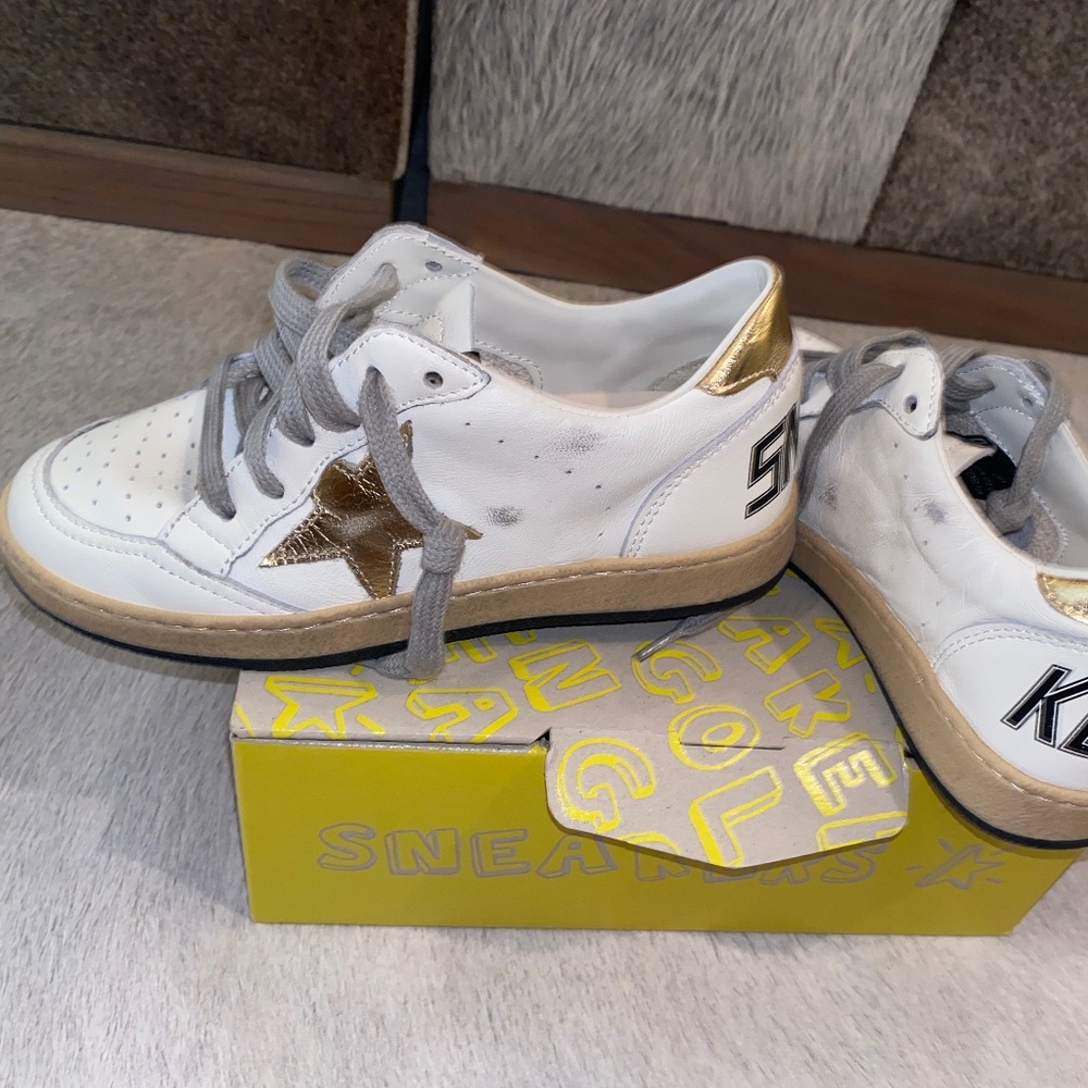 Kids Size 1 Golden Goose Ballstar Sneakers